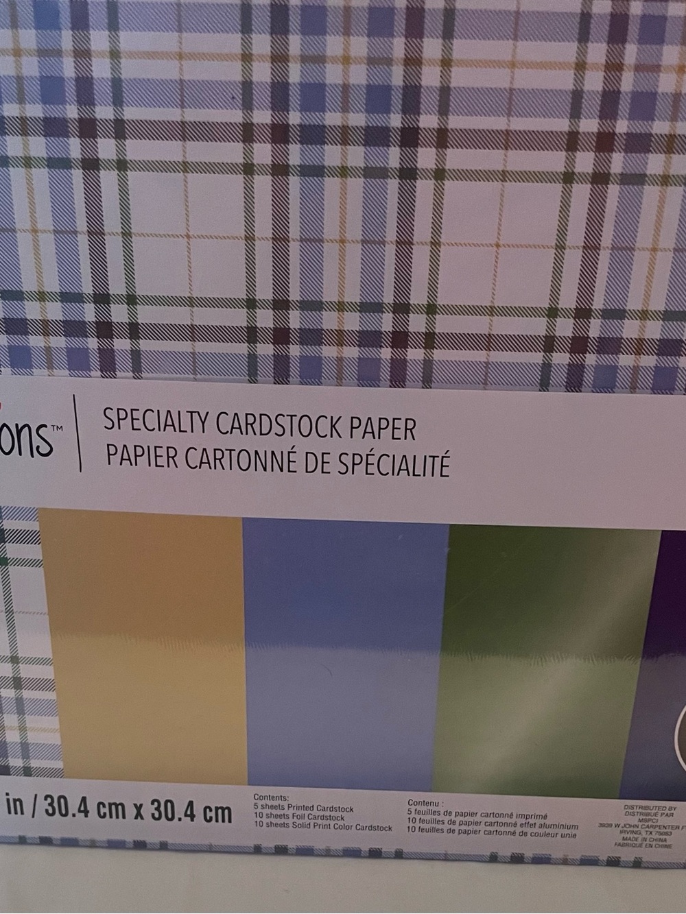NWT Set of 2 Recollections Cardstock Pack - Picture 7 of 8